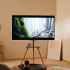 Supporto TV da terra InLine 23133W per schermi 43–65 pollici con ripiano, supporto autoportante