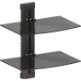 Staffa a parete InLine, per DVD, Bluray, ricevitore satellitare, max. 8 kg, nero