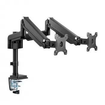 Supporto da tavolo InLine con lift per due monitor fino a 82 cm (32 pollici), 9 kg