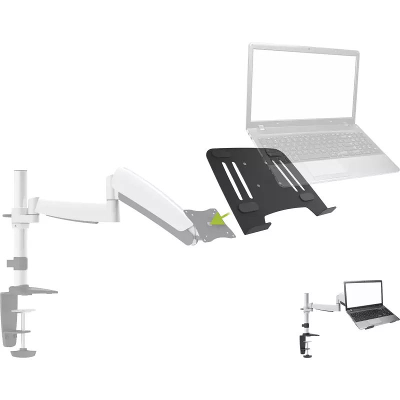 Supporto / stand per notebook InLine con adattatore VESA 75
