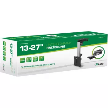 Supporto sottopensile InLine per display fino a 68 cm (27 pollici), fino a 20 kg
