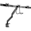 InLine supporto da scrivania con braccio e USB3.0, orientabile, per 3 monitor fino a 27