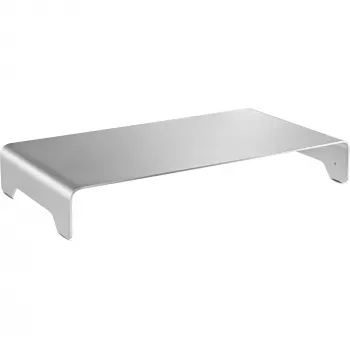Piattaforma per monitor InLine in alluminio 63 mm max. 10 kg autoportante argento 23175A