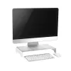 Piattaforma per monitor InLine in alluminio 63 mm max. 10 kg autoportante argento 23175A