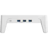 InLine Monitor Platform+, 2x USB 3.2 Gen1 e ricarica QC3, 80mm, max. 15kg