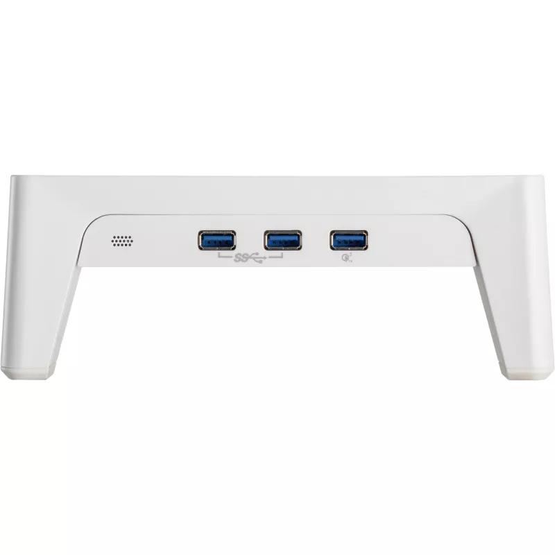 InLine Monitor Platform+, 2x USB 3.2 Gen1 e ricarica QC3, 80mm, max. 15kg