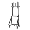 Carrello multimediale InLine 23177A per TV LED 37 pollici–80 pollici, max. 80 kg