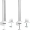 Pannello da tavolo Slatwall InLine 23181E in alluminio 1 m con 2 supporti 0,43 m