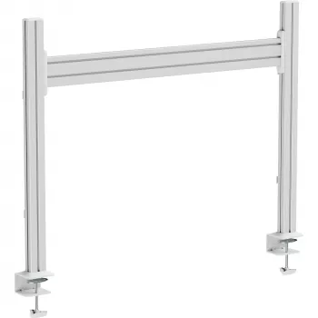 Pannello da tavolo Slatwall InLine 23181F in alluminio 1 m con 2 supporti 0,86 m
