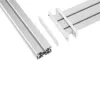 Pannello da tavolo Slatwall InLine 23181F in alluminio 1 m con 2 supporti 0,86 m