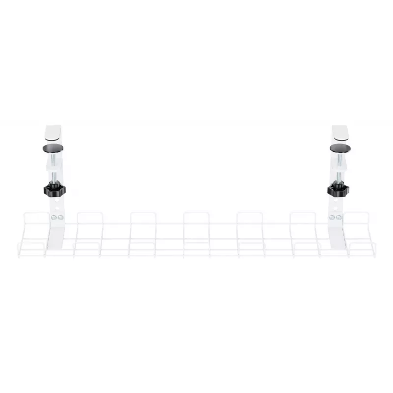 InLine 23190H Griglia per la gestione dei cavi 60 cm per montaggio sotto la scrivania, bianco