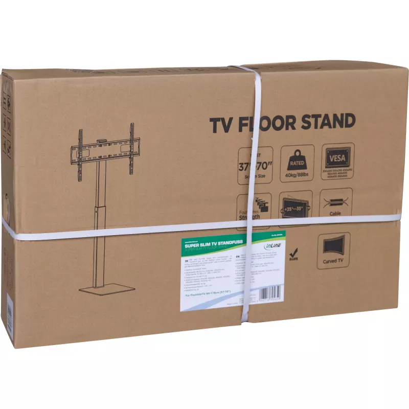 Supporto TV InLine 23195A regolabile in altezza per TV LED 37-70 pollici