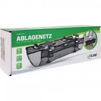 Canalina portacavi InLine 23199B nero rete di contenimento sottotavolo 610x240x390 mm