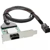 Staffa adattatore SAS HD Low-Profile InLine est. SFF-8088 / int. SFF-8643 0,75 m