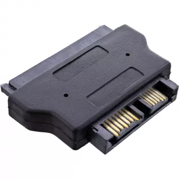 Adattatore SATA InLine 22 pin lato cavo su Slimline SATA 13 pin PCB