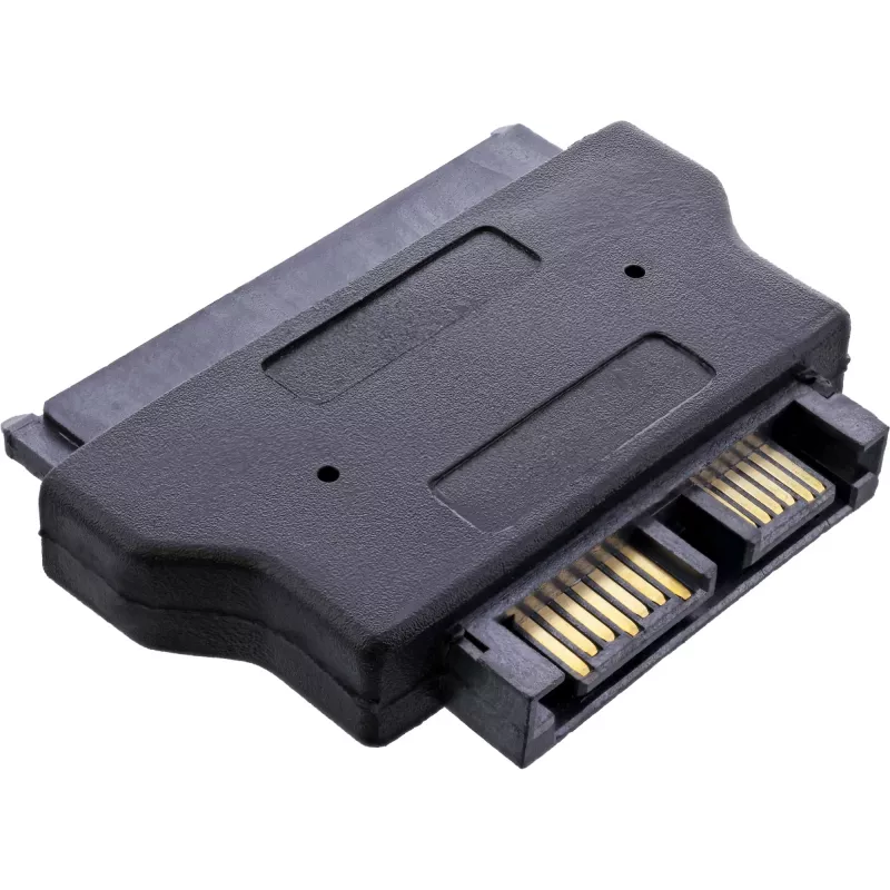 Adattatore SATA InLine 22 pin lato cavo su Slimline SATA 13 pin PCB