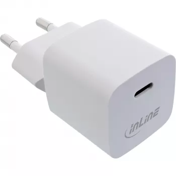 Caricabatterie USB InLine 31501C Single USB-C 33W Power Delivery PPS bianco