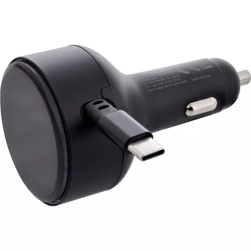 Caricabatterie mobile universale InLine 31502R nero accendisigari ricarica rapida auto