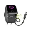Alimentatore USB InLine, 70 W, GaN, USB-C PD + USB-A QC, cavo 60 cm, nero