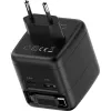 Alimentatore USB InLine, 70 W, GaN, USB-C PD + USB-A QC, cavo 60 cm, nero