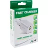 InLine alimentatore USB, caricabatterie USB-A + USB-C, 33W, PD + QC, bianco