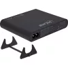 InLine Alimentatore USB GaN, 4 porte, 2x USB-C + 2x USB-A, 120 W, nero (31515B)