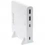 InLine alimentatore USB, caricabatterie GaN, 4 porte, 2x USB-C + 2x USB-A, 120W, bianco