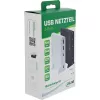 InLine alimentatore USB, caricabatterie GaN, 4 porte, 2x USB-C + 2x USB-A, 120W, bianco