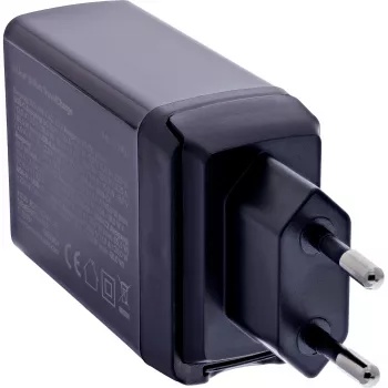 InLine 31516D caricabatterie mobile universale nero AC ricarica rapida da interno