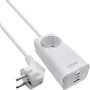 Alimentatore USB InLine, caricabatterie GaN, 2x USB-C, 1x USB-A, PD 3.0, presa di sicurezza