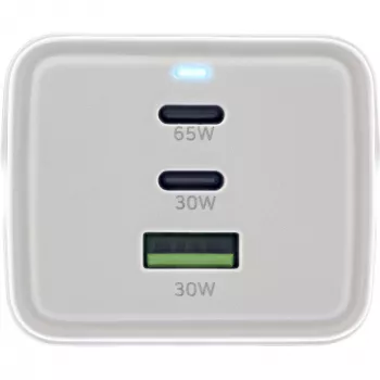 Alimentatore USB InLine, caricabatterie GaN, 2x USB-C, 1x USB-A, PD 3.0, presa di sicurezza