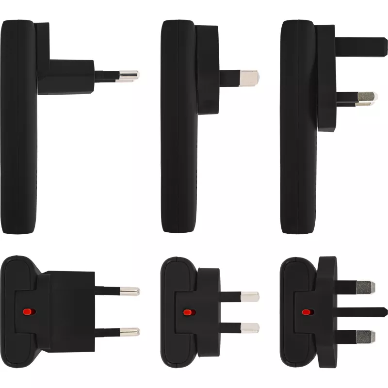 Alimentatore USB caricabatterie InLine 31519B Dual USB-C 65W adattatore di rete con due porte USB-C