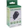 Alimentatore USB PD InLine, caricabatterie GaN, 2 porte, USB-C + USB-A, 30W, con display