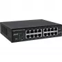 Iniettore hub di rete InLine PoE+ Gigabit 8 porte (8x PoE+), 1 Gbit/s, 19 pollici 1U