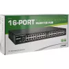 Iniettore hub InLine PoE+ Gigabit 16 porte PoE+, 19 pollici 1U, staffe incluse, 2 ventole