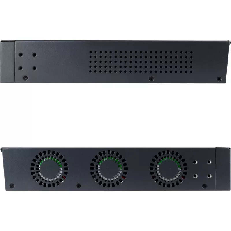 InLine switch di rete PoE+ Gigabit 24 porte, 1 Gb/s, 2xSFP, 19 pollici 1HE (con staffe)