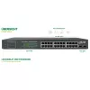 Switch di rete InLine PoE+ Gigabit 24 porte, 1 Gb/s, 2xSFP, 19 pollici 1U (staffe incluse)