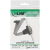Staffa slot InLine DB9 connettore maschio su connettore femmina interno 10 pin, 0,25 m