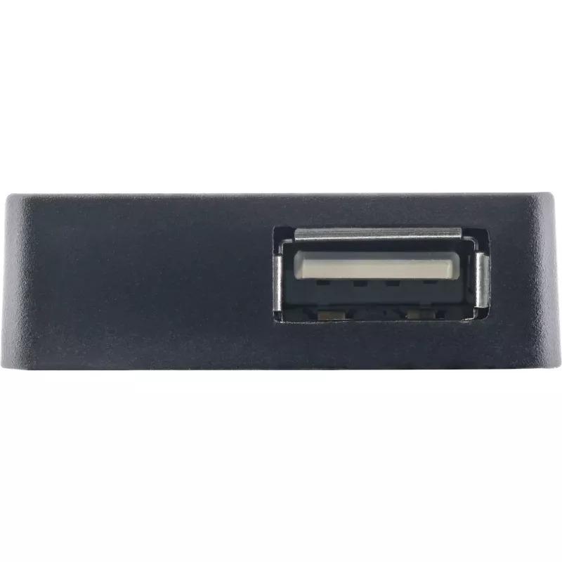 Hub USB 2.0 InLine 4 porte, connettore maschio Type-A su 4x connettore femmina Type-A, nero, 30 cm