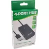 Hub USB 2.0 InLine 4 porte, connettore maschio Type-A su 4x connettore femmina Type-A, nero, 30 cm