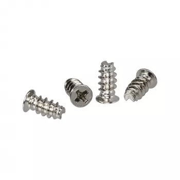Viti per ventola InLine 5,0x10,0 mm argento 50 pz. InLine 33371C
