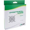 Griglia per ventola in metallo InLine 33378X 80x80mm nero