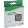 Filtro in alluminio per griglia ventola InLine, nero, 92x92 mm