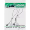 Staffa slot InLine 2x USB 2.0 Type-A femmina su 2x header interno 5 pin 0,3m