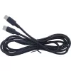 Organizer InLine WoodCharge con superficie di ricarica Qi e fonte di alimentazione USB