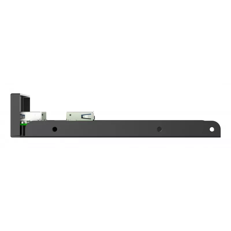 InLine 33456C mascherina per vano unità 8,89 cm (3,5 inch) con porte I/O nero
