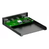 InLine 33456C mascherina per vano unità 8,89 cm (3,5 inch) con porte I/O nero