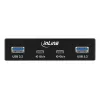 InLine 33456C mascherina per vano unità 8,89 cm (3,5 inch) con porte I/O nero