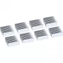 Dissipatori per chip IC InLine, alette di raffreddamento autoadesive, 8 pz.