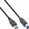 Hub InLine USB 3.2 Gen.1 7 porte case in alluminio con alimentatore 2,5A, nero